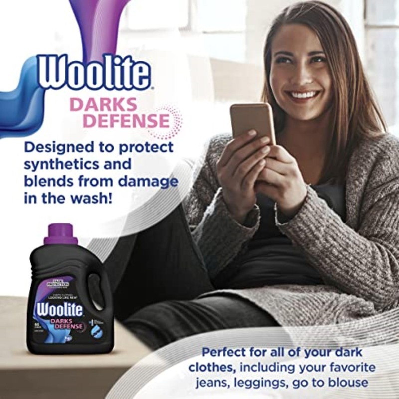 Woolite Darks Defense Liquid Laundry Detergent, Light Fresh Scent, 66