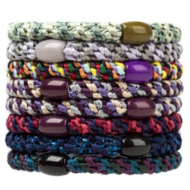 Pack of 8 Girls Hair Bobbles Elastic Bands Hair Bands Elastic Style 14