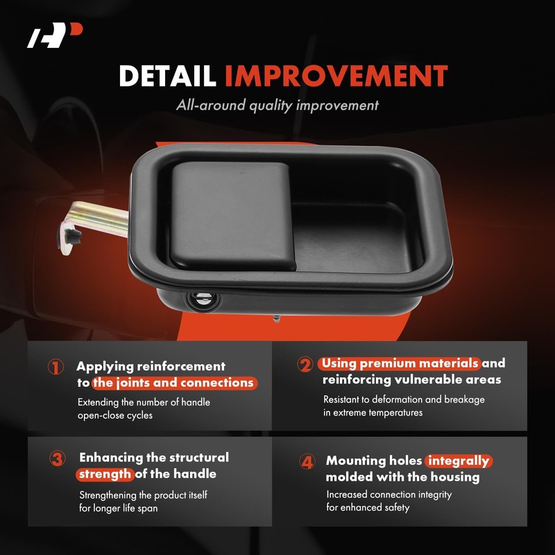 A-Premium Front Driver Side Interior Door Handle Compatible with Sterling