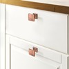 Khtumeware 10 Pack 1 inch Brushed Antique Copper Cabinet Knobs