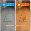 Safoner Aluminum RV Floor Register 2"x10" with Removable Cover, Lightweight