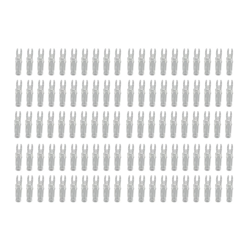 100pcs Archery Arrow Nock Durable Plastic Insert Arrow Nocks Light