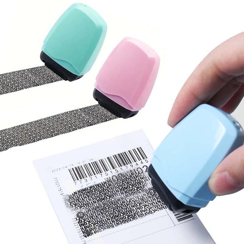 Identity Theft Protection Roller Stamp, 1 Count Confidential Roller Stamp,