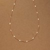 Cream Dot Necklace, Women's Popular, Stainless Steel, Surgical Stainless Steel,