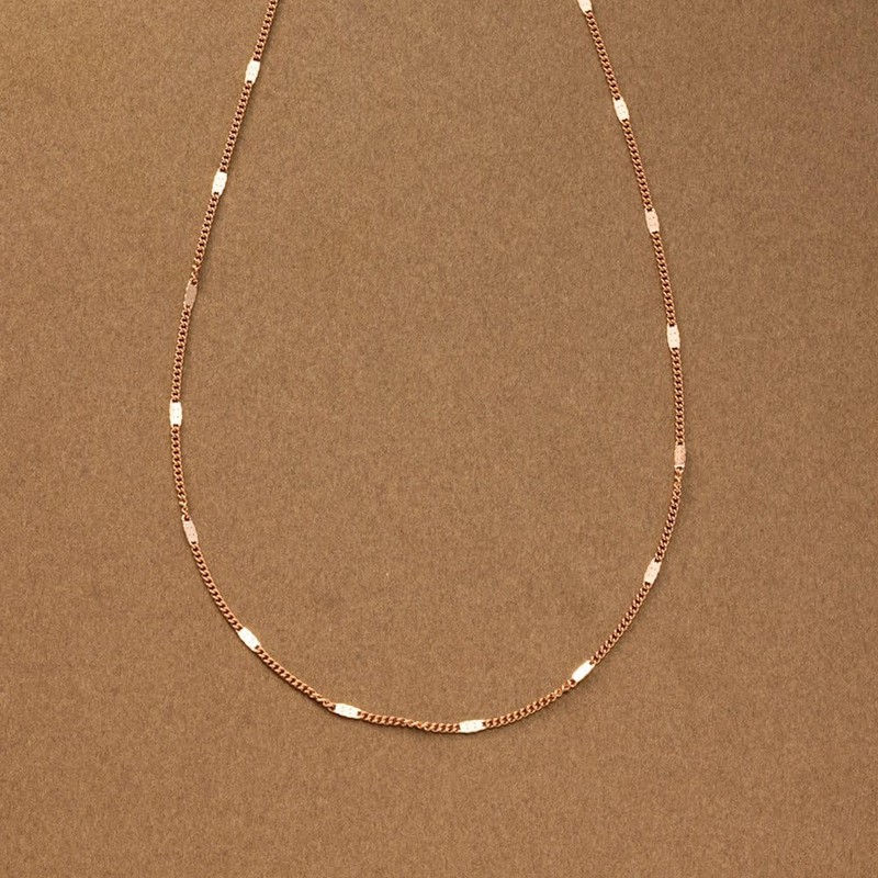 Cream Dot Necklace, Women's Popular, Stainless Steel, Surgical Stainless Steel,