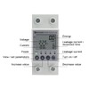 KETOTEK Digital LCD Electricity Meter, DIN Rail, 1 Phase AC