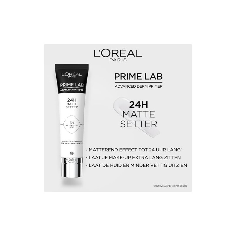 L'Oreal Paris, Primer Efecto Matificante De Prime Lab 30Ml