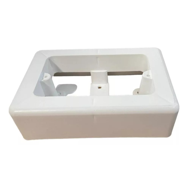 GAGO Contacto Dúplex + Chalupa Caja De Sobreponer Kit 2