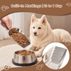 Mutclord Pet cat-dog food-scoop measuring 1-cup - Food-grade 304 stainless