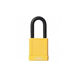 Lockout Padlock, KD, Yellow, 1-3/4"H