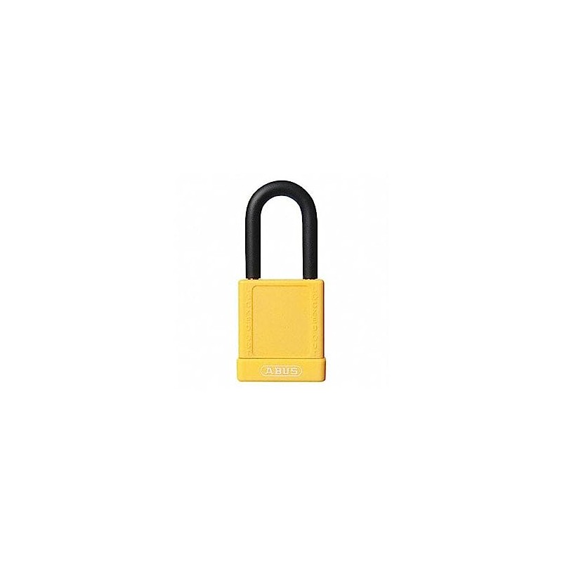 Lockout Padlock, KD, Yellow, 1-3/4"H