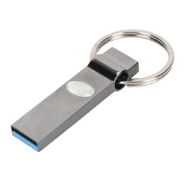 128G U Disk HIgh Speed Storage U Disk Metal USB Flash Drive for Car Laptop Office Ring Type