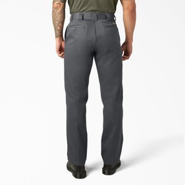 Dickies Mens Original Flex Work Pants, Charcoal, 30W x 30L US
