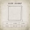 Superfreak® Cotton Cloth Scarf Shawl, 100 x 100 cm, 100%