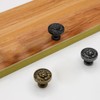 Wwxuanke 4pcs Knobs Flat Lion Head Knobs for Cabinets and