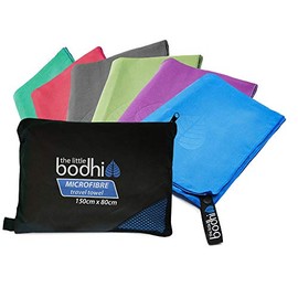 The Little Bodhi Microfibre Towel Blue 150cm x 80cm