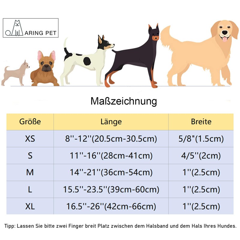 ARING PET Dog Collar, Cute Dinosaur Dog Collar with Quick