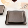 Stone lain Grace Square Stoneware Dinnerware Set, 24 Piece Service