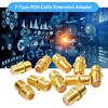 SAISN Coaxial Cable Connector F-Type RG6 Cable Extension Adapter (Pack