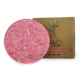 Shampoo Orgánico Sólido Anticaída Árbol Verde Con Romero Y Sábila