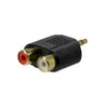 Across AVC207 Stereo Mini 3.5mm to RCA 2 Pin Conversion