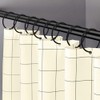 24 Pcs Shower Curtain Ring Large Metal Shower Curtain Hooks