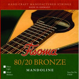Mandolin Strings FISOMA 80/20 Bronce Set Medium