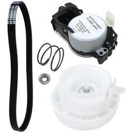 W10913953 W10721967 W10006384 Washer Shift Actuator + Pulley Clutch Kit + Drive Belt Fit for Amana NTW4516FW1, NTW4516FW3, NTW4516FW2, NTW4519JW0, NTW4519JW1, NTW4605EW1,Zafina-UP New Replacement