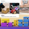 PUWOWYE Pack of 4 Suitcase Straps, Suitcase Strap Eye-catching, Luggage