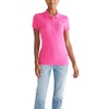 AEROPOSTALE Women's Aero Solid A87 Polo, Fucshia Purple, Large