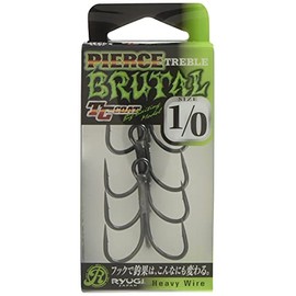 RYUGI Piercing Triple Hook Brutal #1/0 Fish Hook