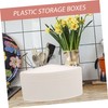 Ciieeo 2pcs Storage Boxes Lids for Desktop Organization Compact Sundries