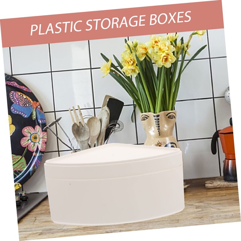 Ciieeo 2pcs Storage Boxes Lids for Desktop Organization Compact Sundries