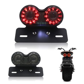 MFC PRO Taillight Motorcycle Brake Light Turn Signal with License Plate Bracket Universal Stop Lamp Turn Signal Tail Light
