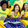 BRAZIL FLAG NEW 3X5ft BRAZILIAN FOOTBALL BANNER better quality satin
