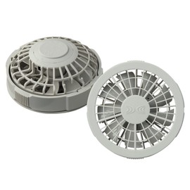 FAN2200G Air Conditioned Clothes One-Touch Fan, Gray (Pack of 2)