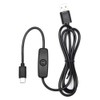 JacobsParts 3A USB Type C Cable On/Off Power Button Switch