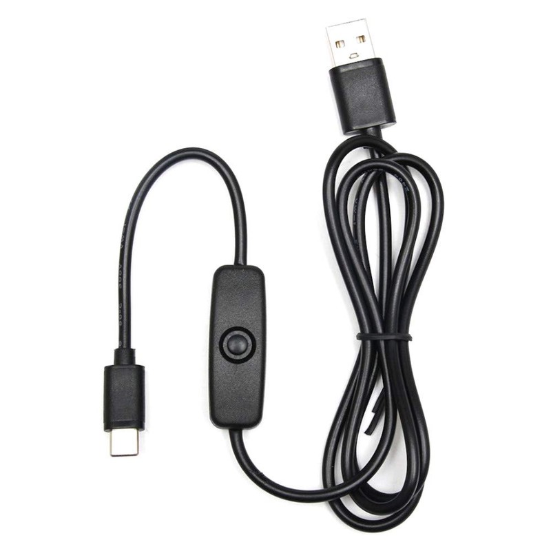 JacobsParts 3A USB Type C Cable On/Off Power Button Switch