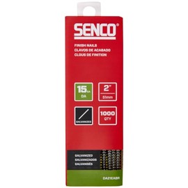 SENCO DA21EABR 2" 15 Gauge Angled Finish Nails, Galvanized Finish 1,000 Count Pack