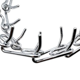 ChampWei Silvery Adjustable Dog Ｎo Pull Ｃollar for Small Medium Large Dogs (S)