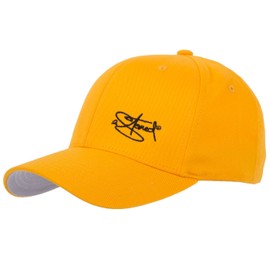 2Stoned, Flexfit baseball cap with embroidery, baseball cap for women, men and children (Flexfit Cap Classic) - gold Plain, size: s-m
