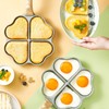 Egg Frying Pan Nonstick Heart Shaped 4 Cup Uniform Heating