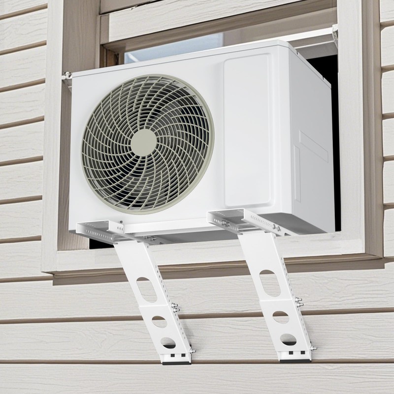 Retbtnm Air Conditioner Support Bracket, Adjustable Window Air Conditioner Bracket,