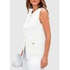 PRETTYGARDEN Women's 2025 Summer Sweater Vest Sleeveless Knit Cardigan Button