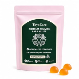 Probioticos Mujer Gomitas Bacillus Coagulans Vitamina Piña Polvo Porciones Formato Masticable Uso Diario