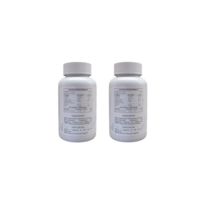 INDIGO LIFE NUTRACEUTICOS – Pack 2 Frascos de SOD (Super