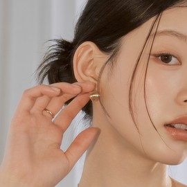 Gold&Deer 14K Goldfield Beaute Two-Way One-Touch Earrings Yellow Gold / 골드앤디어 14K 골드필드 보떼 투웨이 원터치 귀걸이 옐로우골드