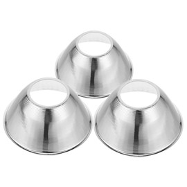 Operitacx 3pcs Reflector Cup for Spotlight Aluminum LED Light Accessory Outdoor Camping Lighting Shade Replacement High Light Utilization for Reliable Illumination Portable Design for