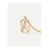 PDPaola Mini Letter A Necklace Letter Name Chain Gold, Sterling