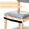JJUNW 6 Pack Plastic Chair Covers, Stain Water and Kitty